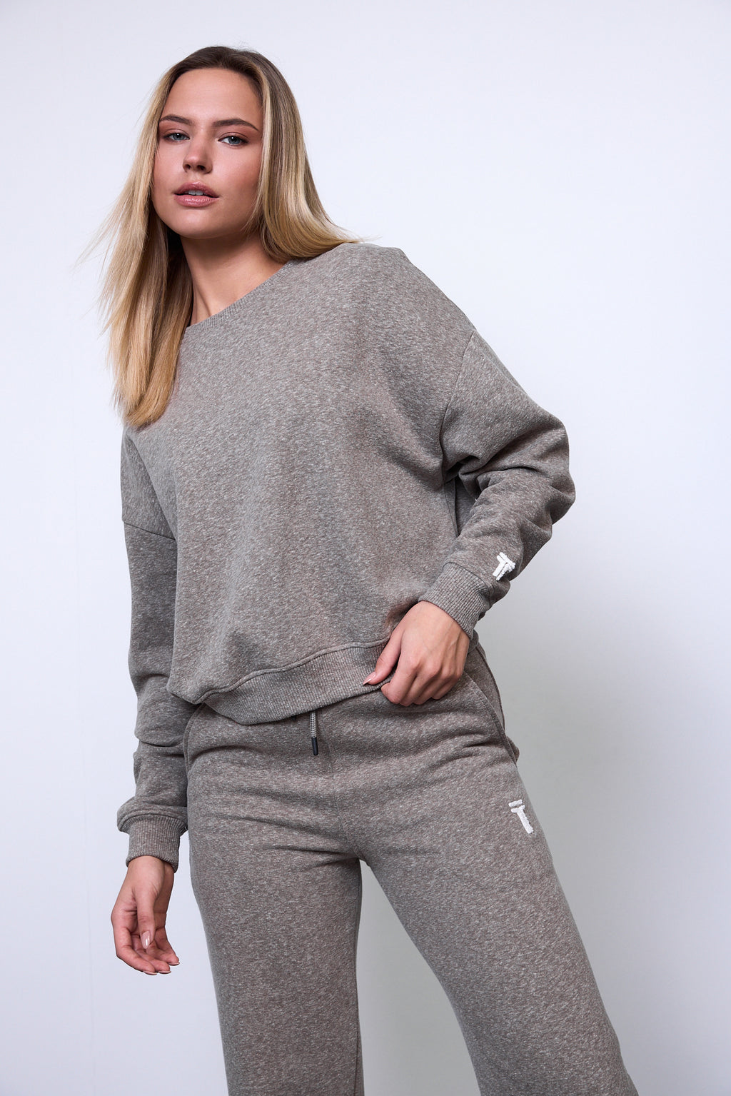 BASIC SWEATPANTS Truffle